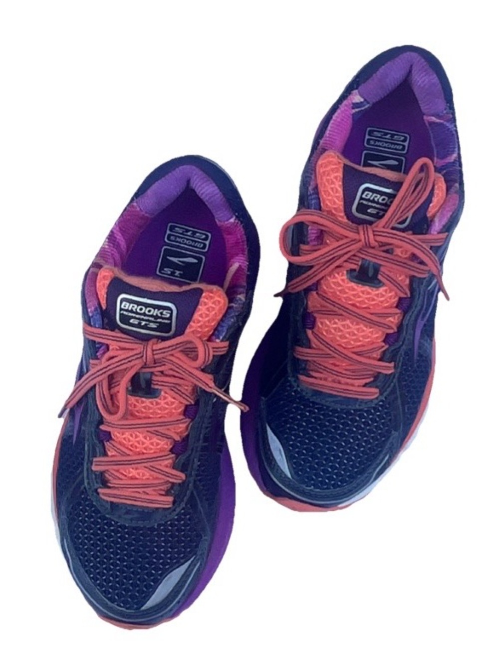 Brooks Women’s Athletic Shoes in Purple and Coral